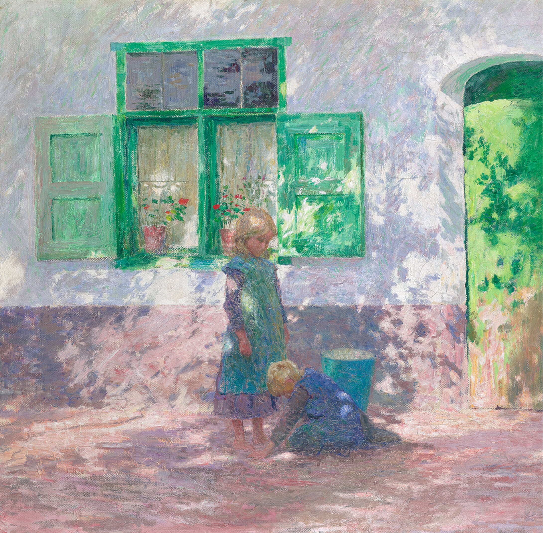 Emile Claus, Sonniger Tag, 1895, Odesa Museum für Westliche und Östliche Kunst